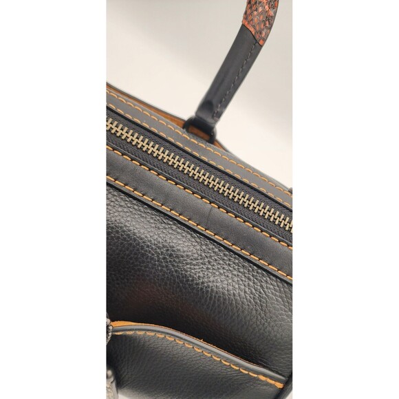 COACH 1941 Rogue Satchel Glovetanned Black Exotic - Picture 8 of 13